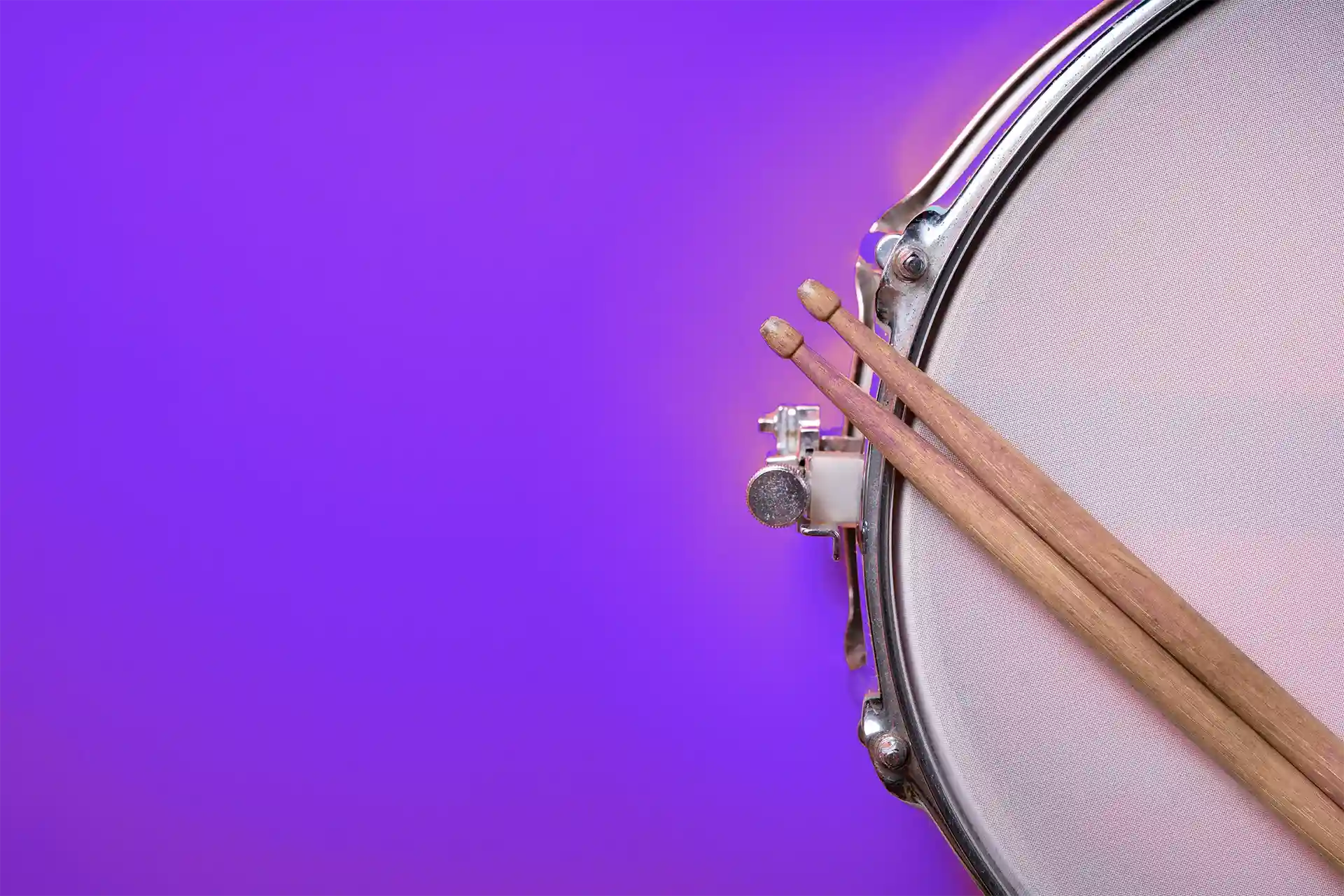 Purple Bass Drum